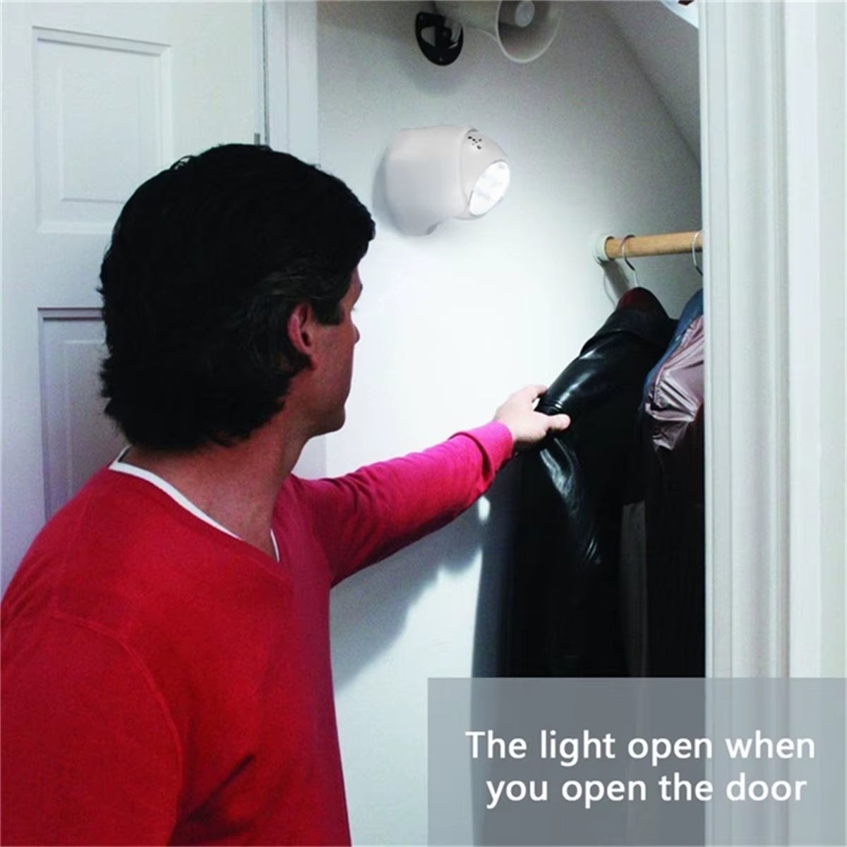  Wall Night Light Motion Sensor Light Energy-Saving LED 