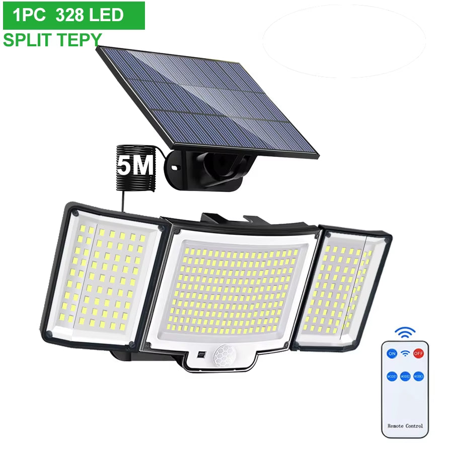 Solar Outdoor Motion Sensor Lights 348/328 LED 