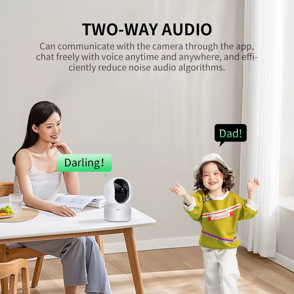 Neye S5 8MP 4K Wifi Security Camera Home Indoor Baby Monitor 360 ° Panoramic Camera CCTV Smart Home Security