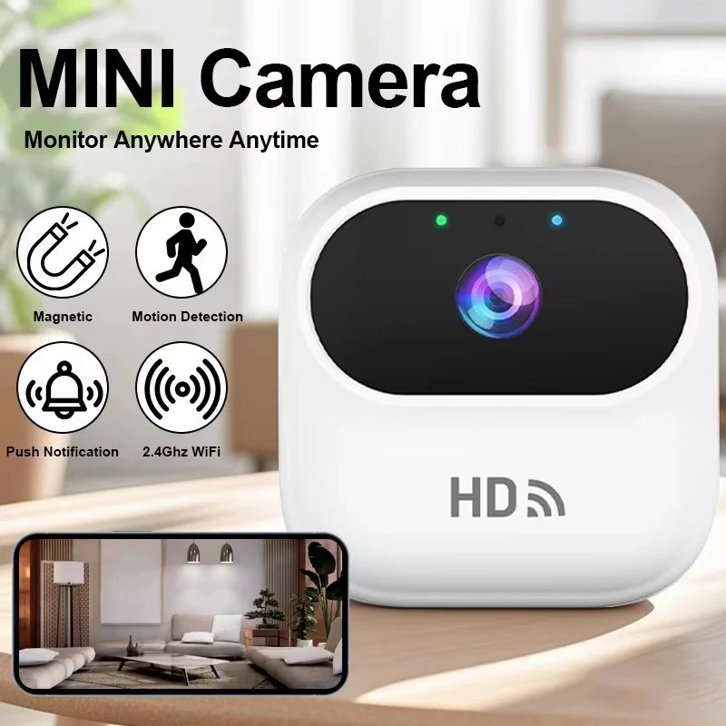 Wifi Mini Wireless Monitoring Smart Home Security Camera Pet Portable Outdoor Magnetic Camera Cycling Recorder Pocket Camera