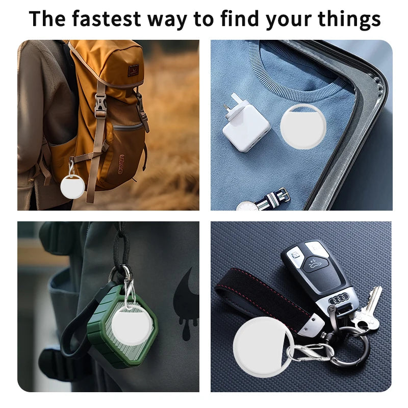 GPS Smart Air Tag Bluetooth Anti-Loss Device Smart Tracker for Keys Luggage Wallet Smart Tag Works with Apple Find My (Ios Only)