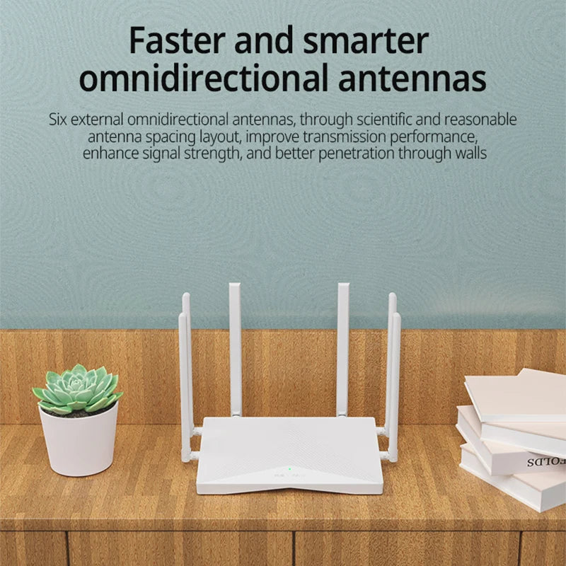 Wifi Router 2.4G 5G Dual-Band Network 802.11Ac Wifi Amplifier Router