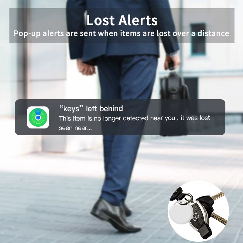 GPS Smart Air Tag Bluetooth Anti-Loss Device Smart Tracker for Keys Luggage Wallet Smart Tag Works with Apple Find My (Ios Only)