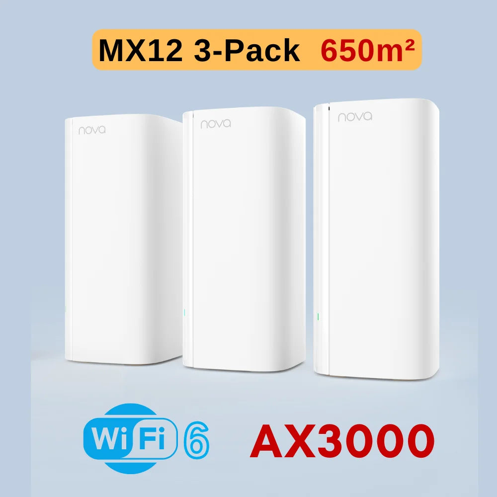 WIFI 6 AX3000 Mesh Router  Wifi Router 2.4G 5Ghz Full Gigabit Router 