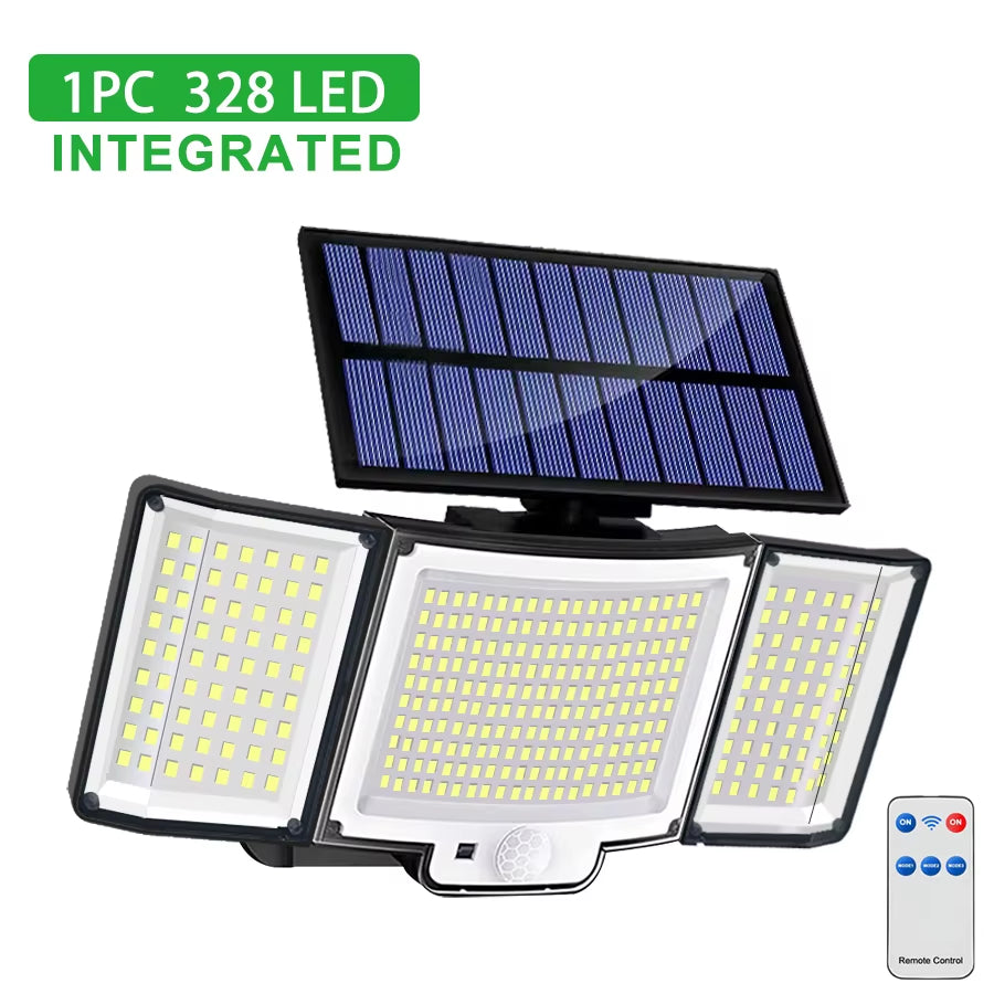 Solar Outdoor Motion Sensor Lights 348/328 LED 