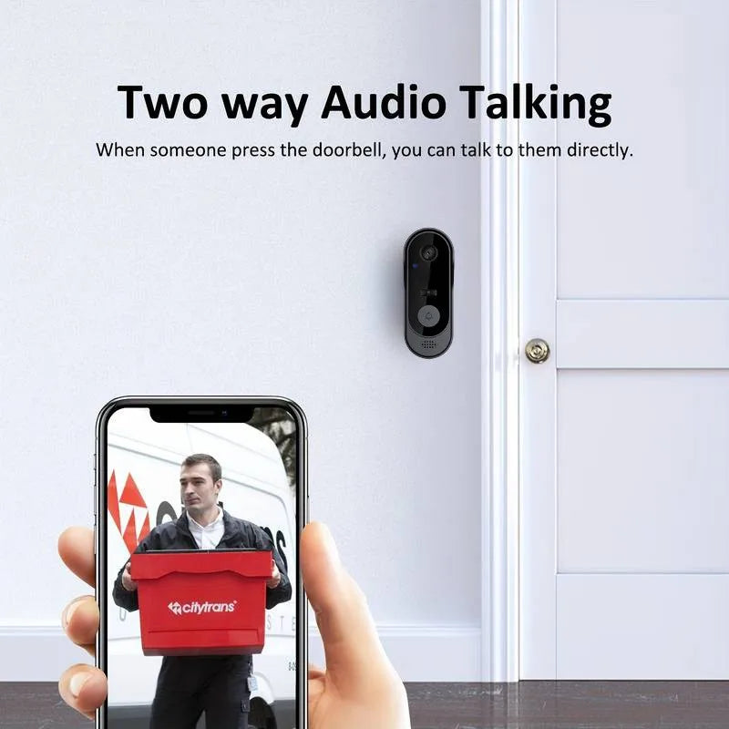 Tuya Doorbell with Camera Wireless Bundle Video Doorbell WIFI HD Outdoor Phone Door Bell Camera Security Video Intercom IR Nigh