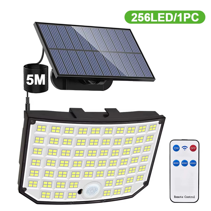 Solar Outdoor Motion Sensor Lights 348/328 LED 