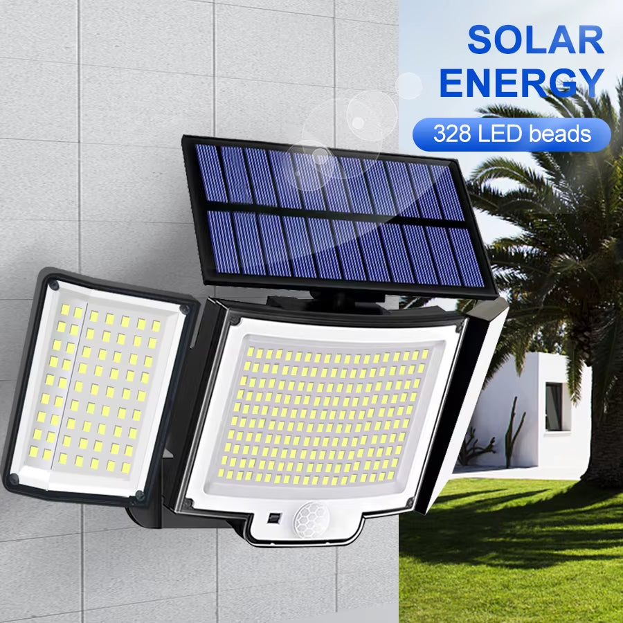 Solar Outdoor Motion Sensor Lights 348/328 LED 