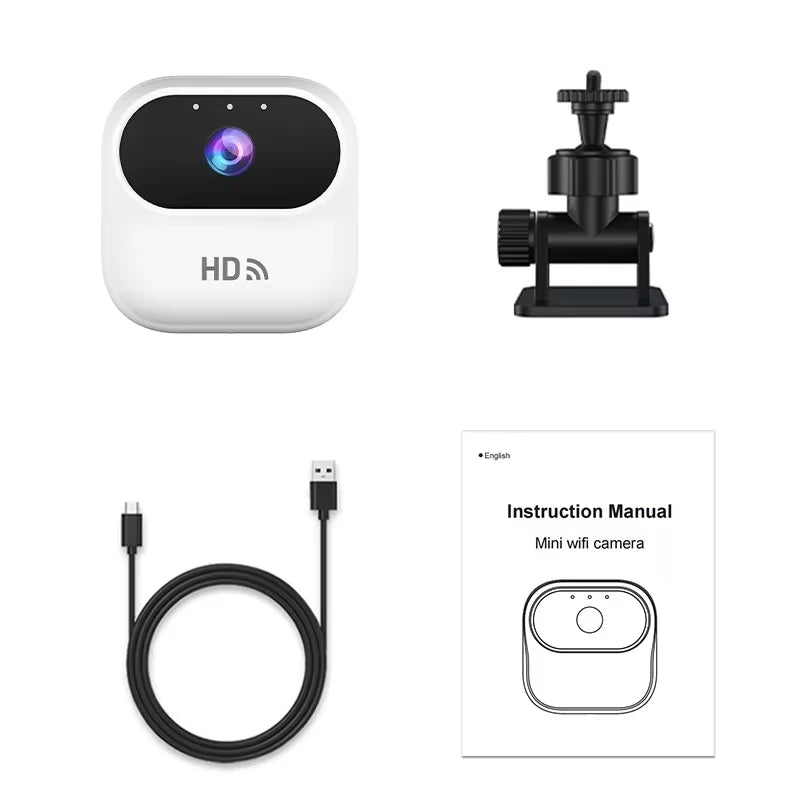 Wifi Mini Wireless Monitoring Smart Home Security Camera Pet Portable Outdoor Magnetic Camera Cycling Recorder Pocket Camera
