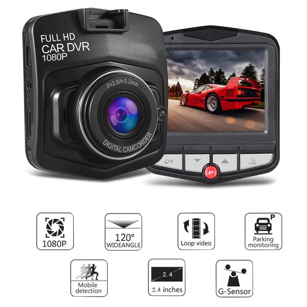1080P Dash Cam for Cars Mini Camera Car DVR Video Recorder Front Camera for Vehicle Black Box Night Vision Car Accessories