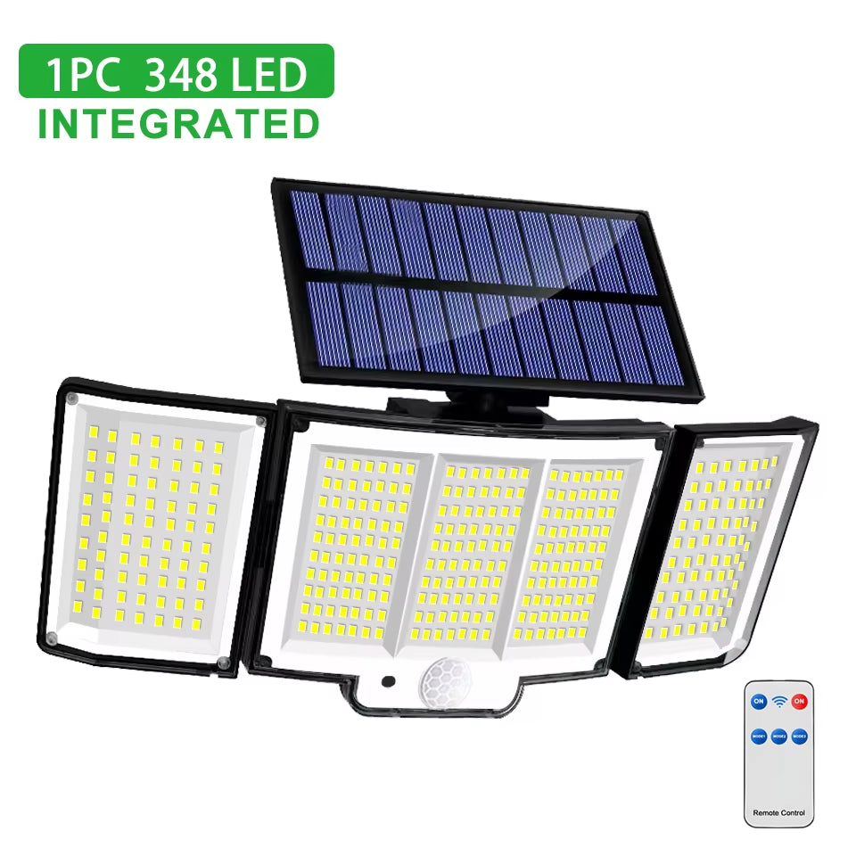 Solar Outdoor Motion Sensor Lights 348/328 LED 